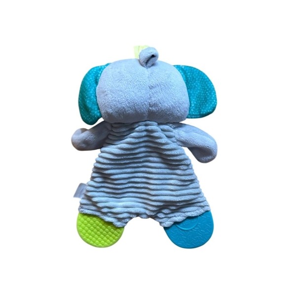 Bright Starts Snuggle & Teethe‎ Elephant Plush Teether Toy Infant - Picture 6 of 6